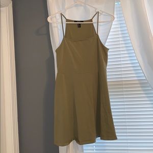 Olive green forever21 dress